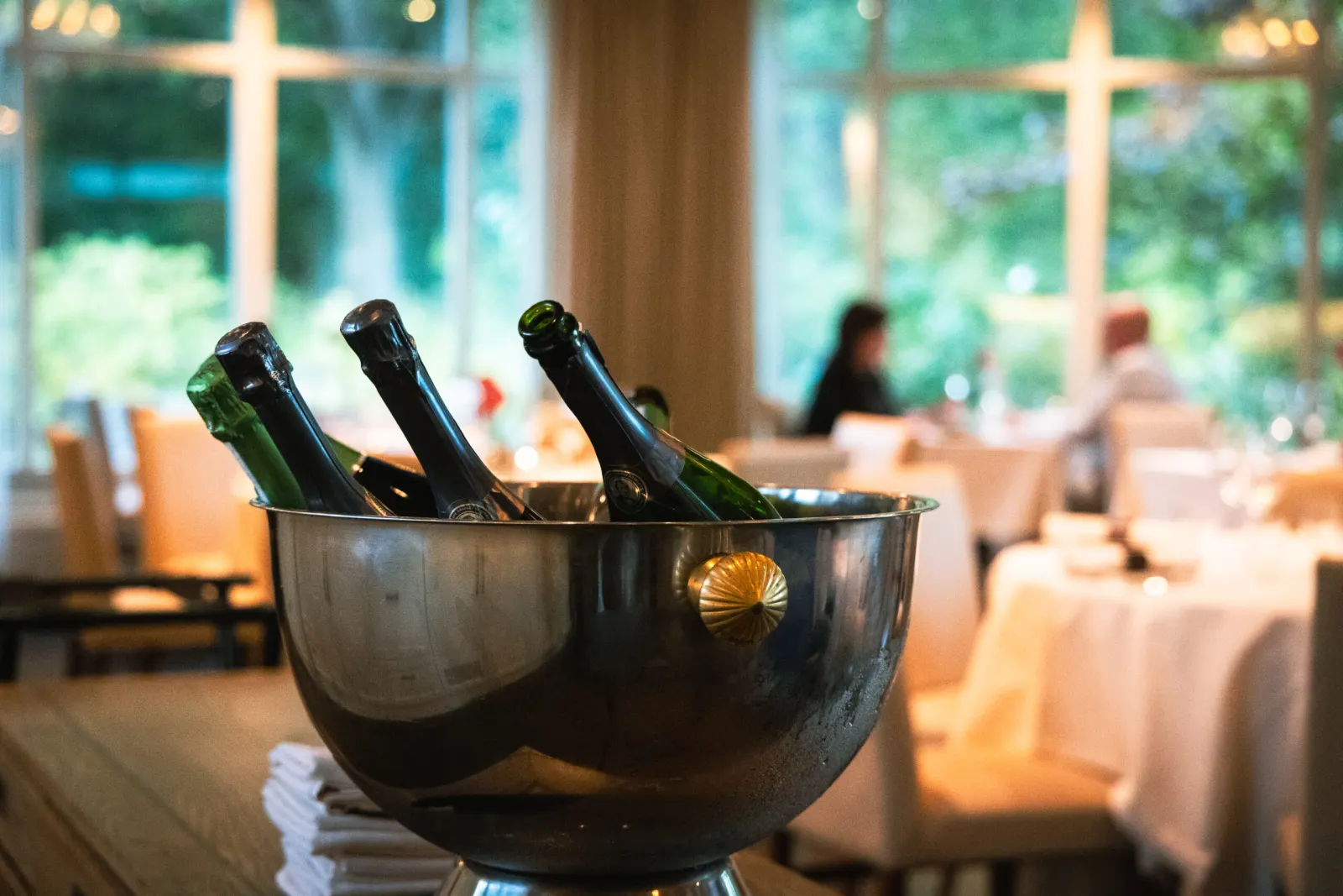 Champagne på is
