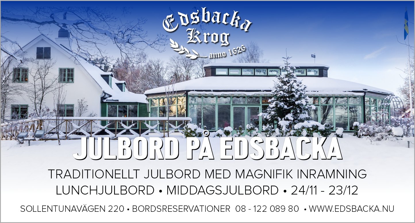 JULBORD Edsbacka Krog